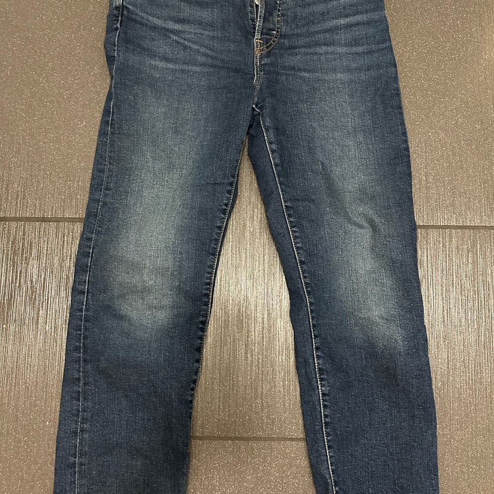 Levi's Dark Blue Straight Jeans